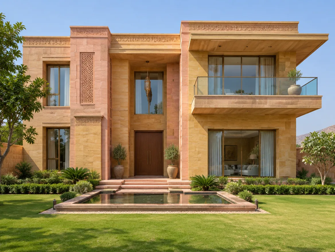 The Sandstone Villa exterior