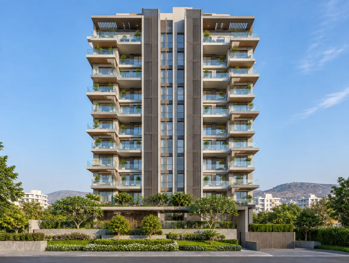 The Skyline Apartments exterior