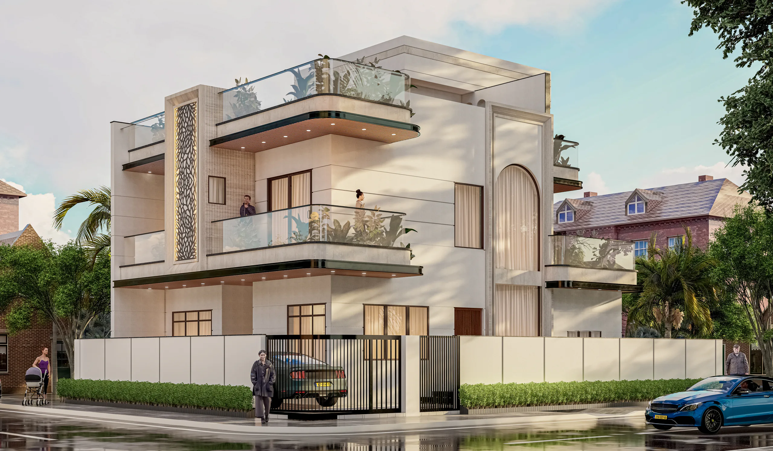 Technical architectural drawing or photography