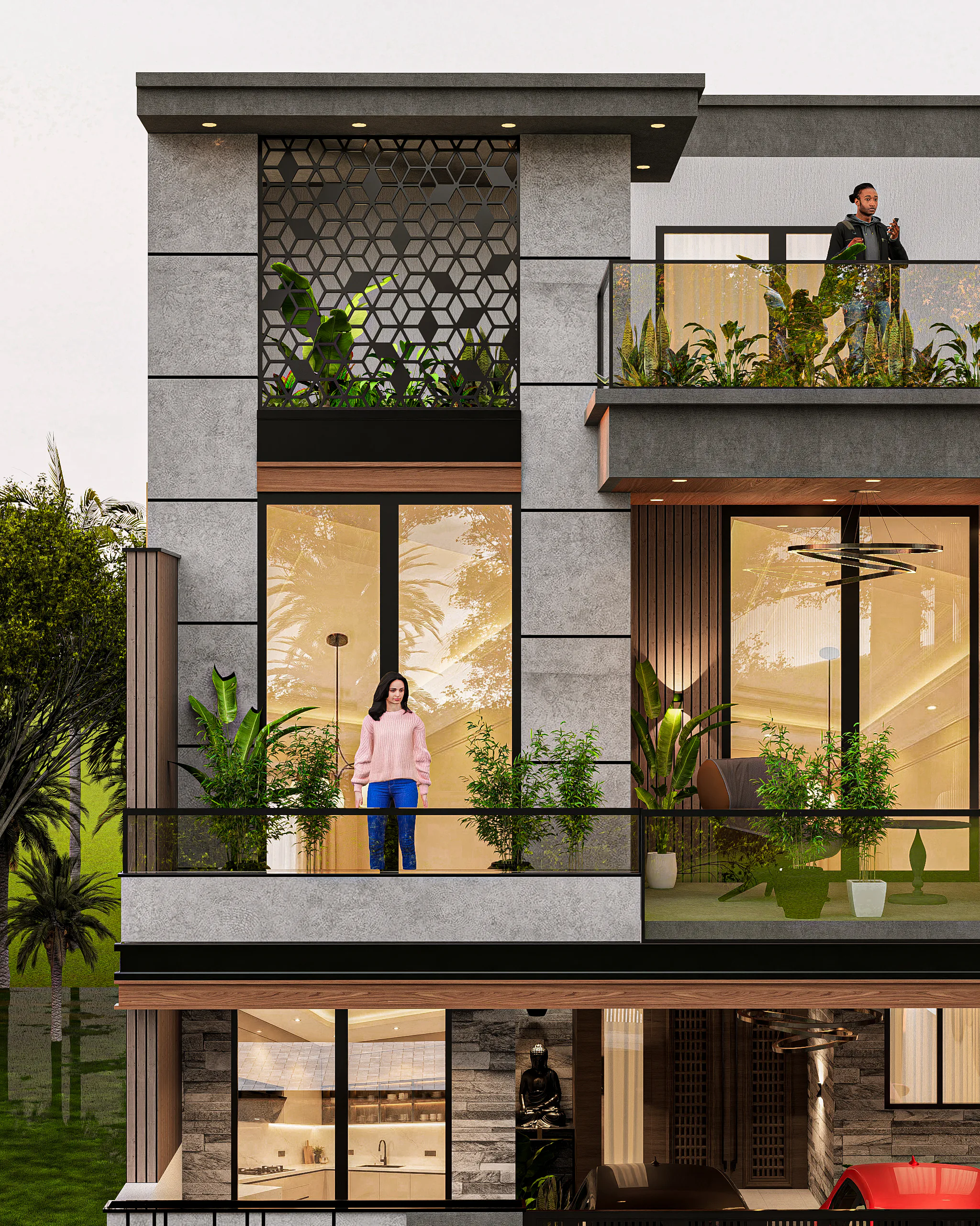 Technical architectural drawing or photography